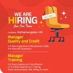 Job Openings at KLM Axiva Finvest. Ernakulam jobs. jobs in Kerala